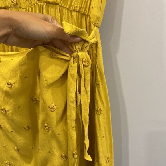 Ettiwa Anthropologie Yellow Skirt Romper Sz S - Picture 6 of 12
